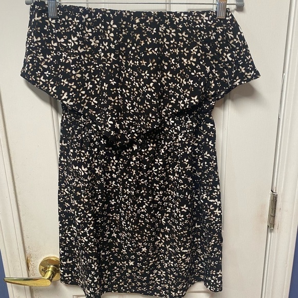 Express women floral off the shoulder fit flare mini summer dress - Picture 1 of 10